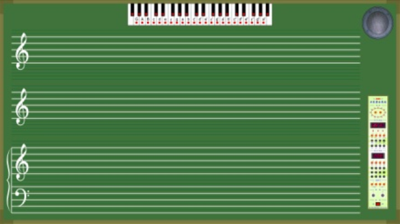 五線譜電教板